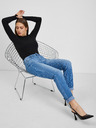 Orsay Сини дамски slim fit дънки на райе ORSAY