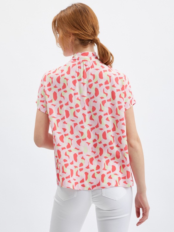 Orsay Розова дамска блуза с десен ORSAY