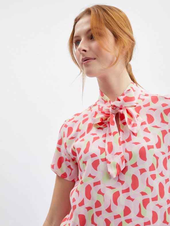 Orsay Розова дамска блуза с десен ORSAY