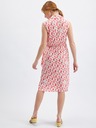 Orsay Розова дамска рокля с десен ORSAY