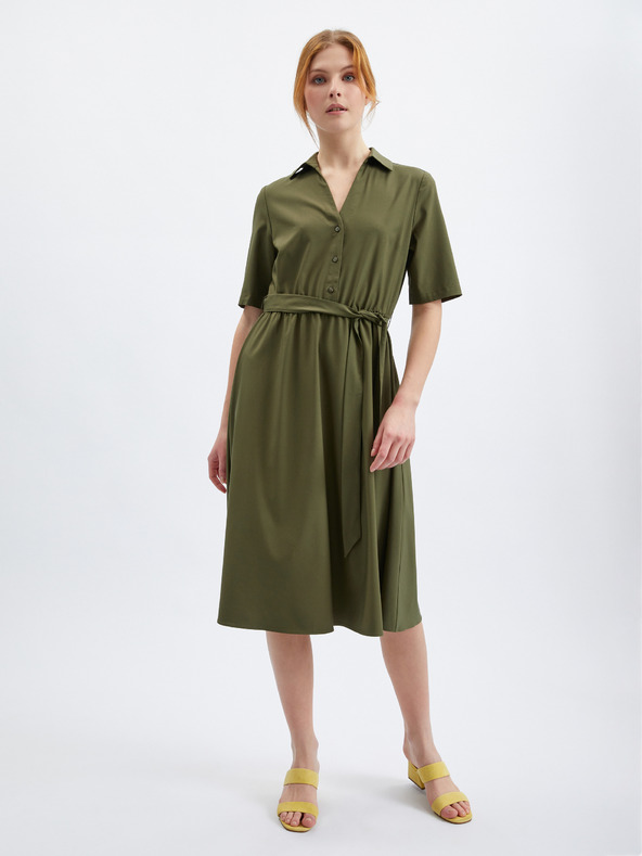 Orsay Дамска рокля в цвят каки ORSAY