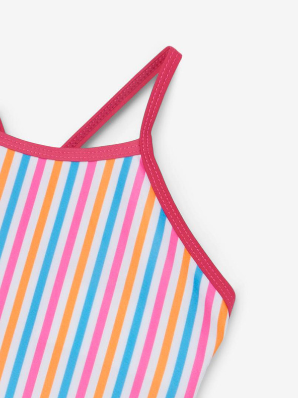 name it Бял раиран бански за момичета name it Ziza