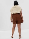 GAP Ленени шорти с еластична талия GAP
