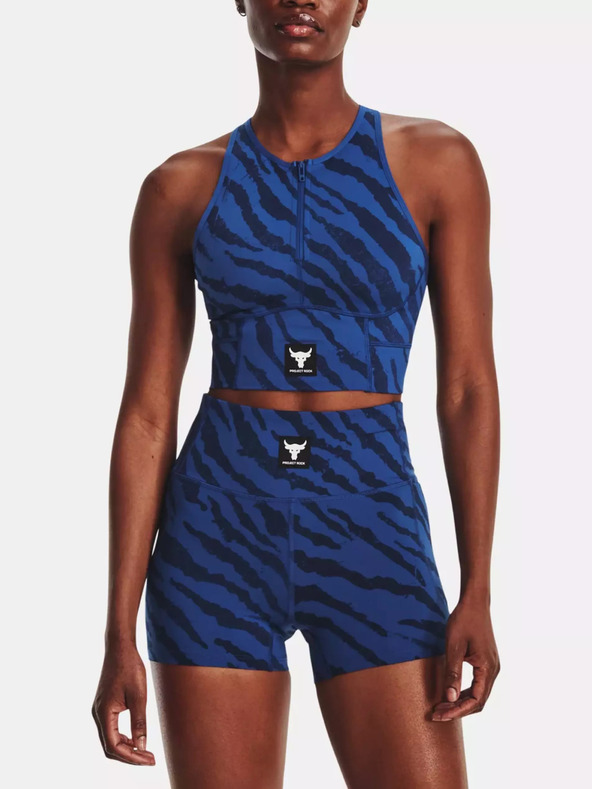 Under Armour Дамска фланелка Under Armour Pjt Rck Mrdian Pt Zip Tnk TG