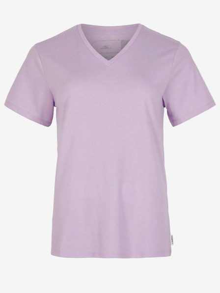 O'Neill Светлолилава дамска основна тениска с V-образно деколте O'Neill ESSENTIALS V-NECK T-SHIRT