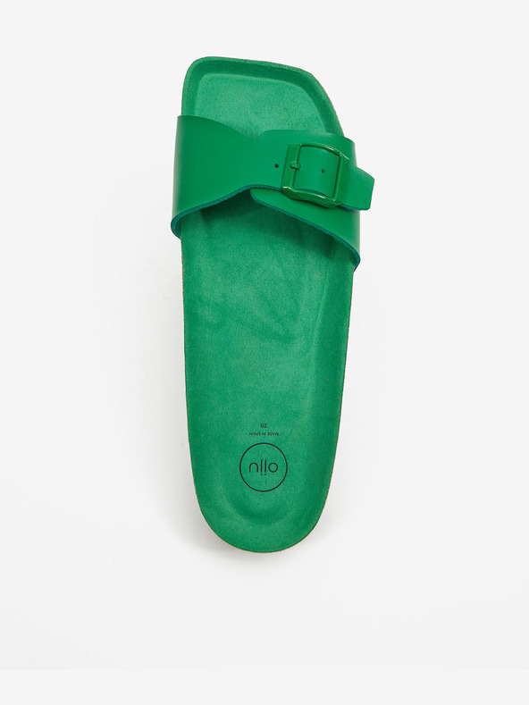 Ojju Зелени дамски чехли OJJU