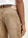 Scotch & Soda Бежови мъжки дънки с права кройка Scotch & Soda