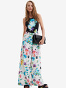 Desigual Бял Desigual Daniela дамски панталон с цветя