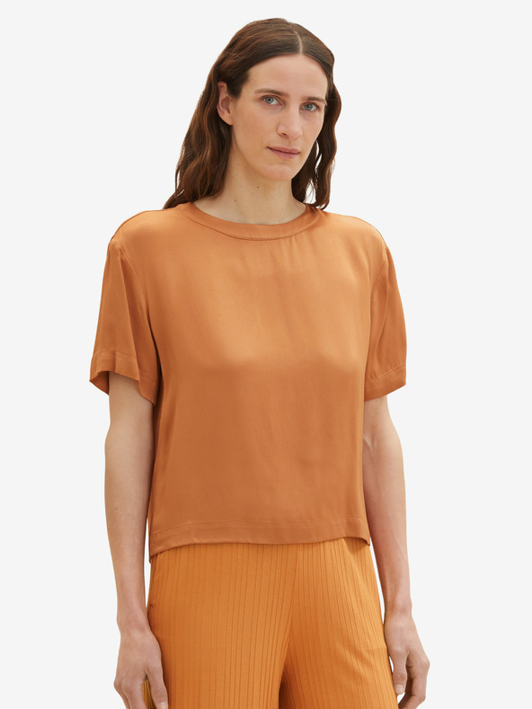 Tom Tailor Tom Tailor Кафява дамска блуза