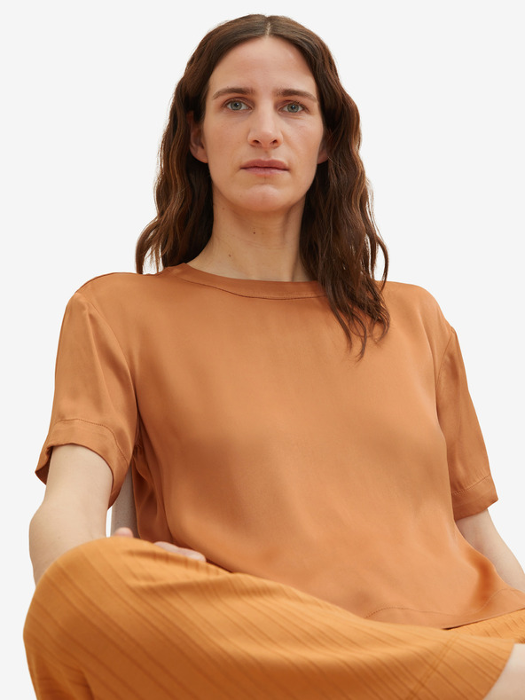 Tom Tailor Tom Tailor Кафява дамска блуза