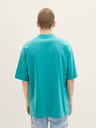 Tom Tailor Denim Тюркоазена мъжка тениска Tom Tailor Denim