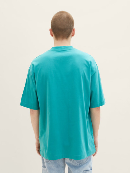 Tom Tailor Denim Тюркоазена мъжка тениска Tom Tailor Denim