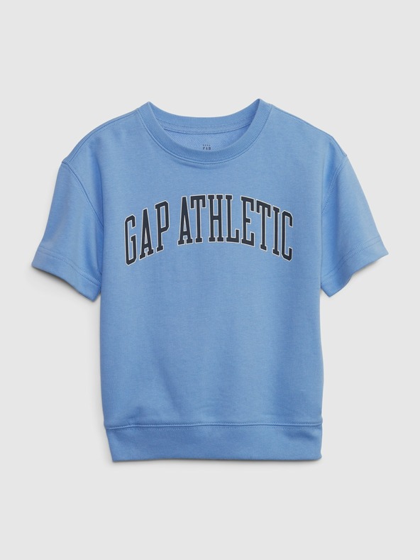 GAP Бебешки суитшърт с къс ръкав Gap Athletic GAP