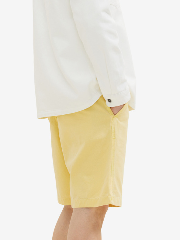 Tom Tailor Жълти мъжки къси панталони от деним Tom Tailor