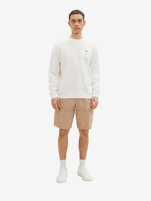 Tom Tailor Светлокафяви мъжки къси панталони Tom Tailor с джобове