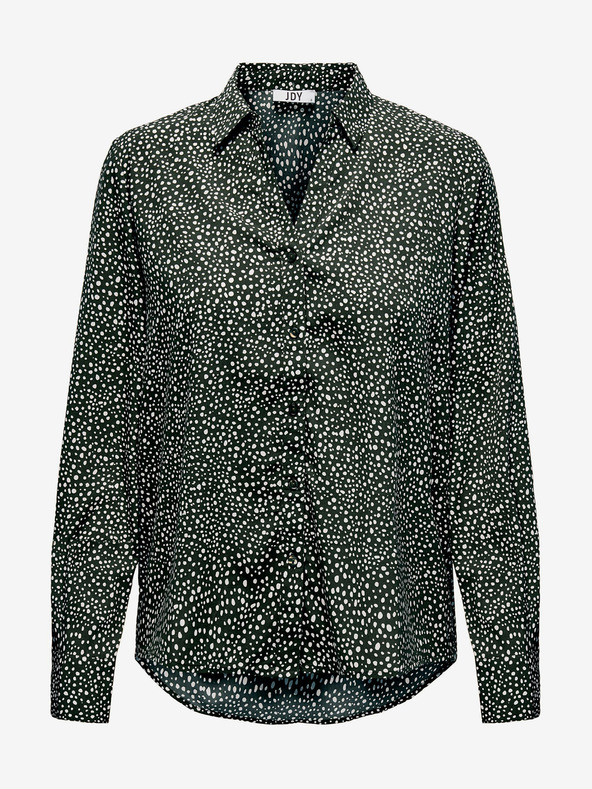 Jacqueline de Yong Черна дамска риза на точки JDY Caine