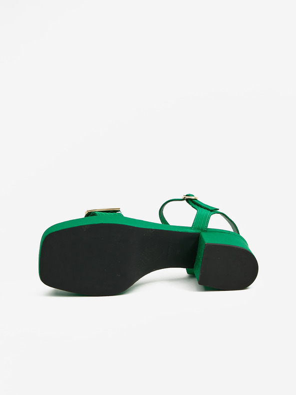 Love Moschino Зелени дамски сандали Love Moschino