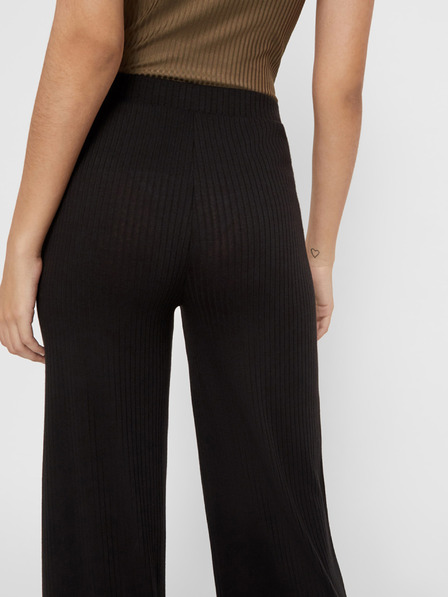 Pieces Черни панталони Pieces Molly