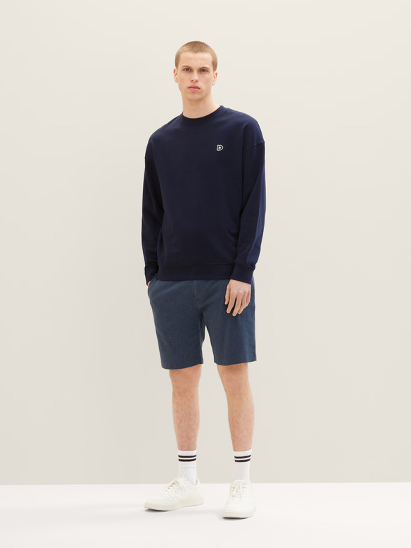 Tom Tailor Denim Тъмносини мъжки дънкови шорти Tom Tailor