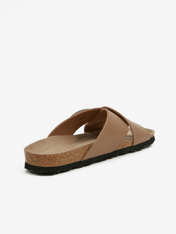 Ojju Кафяви мъжки чехли OJJU