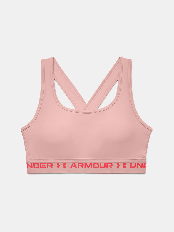 Under Armour Дамски сутиен Under Armour UA Crossback Mid Hthr