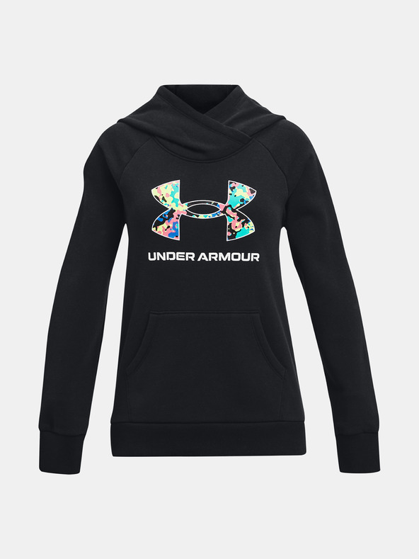 Under Armour Момичешки суитшърт Under Armour Rival Logo Hoodie