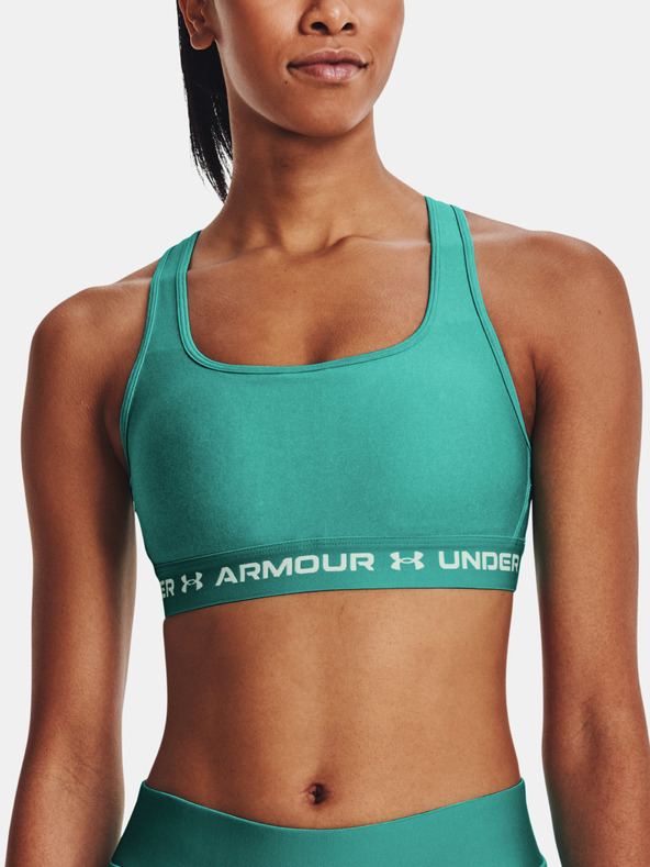 Under Armour Дамски сутиен Under Armour UA Crossback Mid Hthr