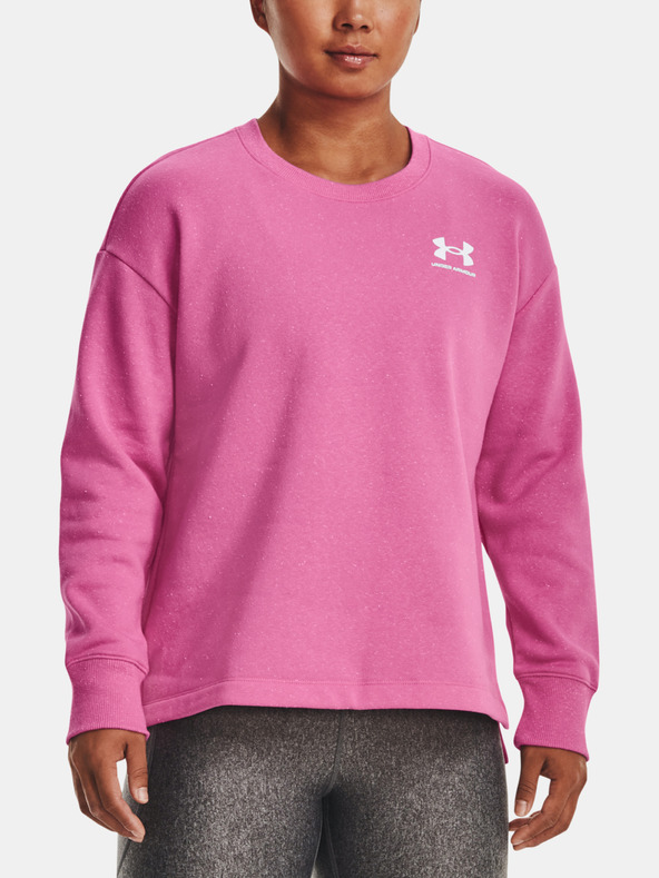 Under Armour Дамски суичър Under Armour Rival Fleece Oversize Crew