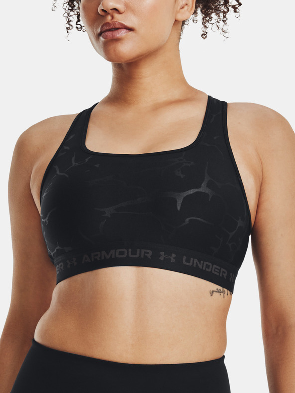 Under Armour Дамски сутиен Under Armour UA Crossback Mid Emboss