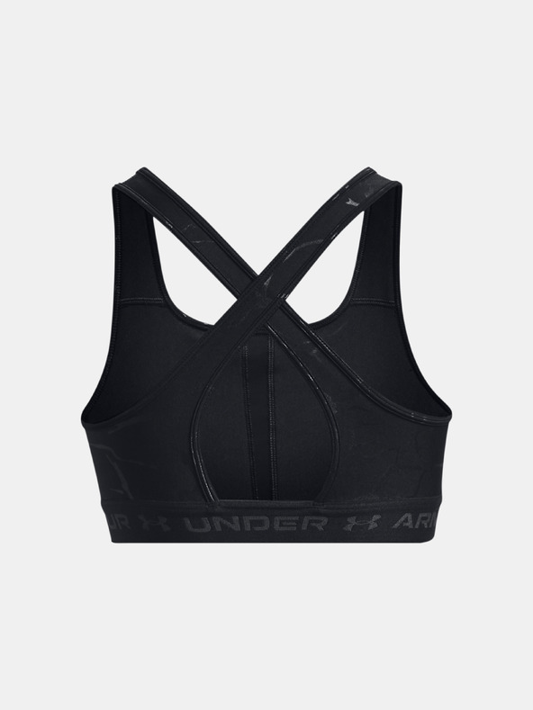 Under Armour Дамски сутиен Under Armour UA Crossback Mid Emboss