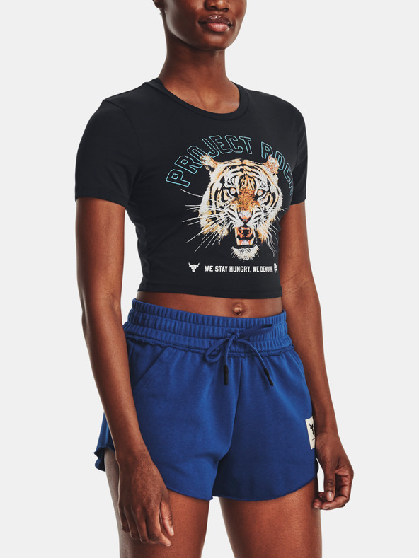 Under Armour Дамска тениска Under Armour Pjt Rck Stay Hungry Crop SS