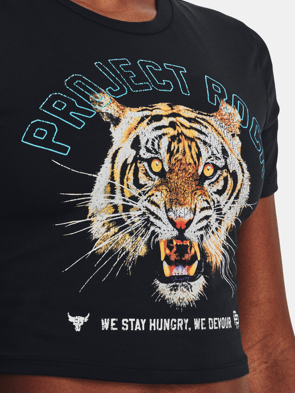 Under Armour Дамска тениска Under Armour Pjt Rck Stay Hungry Crop SS