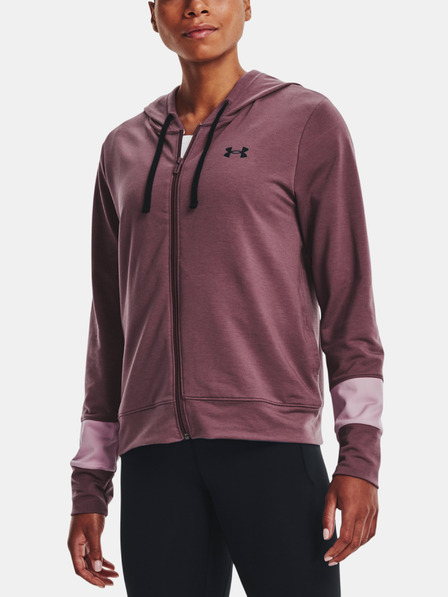 Under Armour Дамски суитшърт Under Armour Rival Terry CB FZ Hoodie