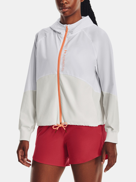 Under Armour Дамско яке Under Armour Woven FZ Jacket