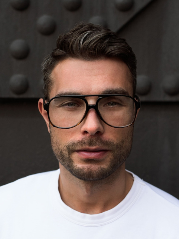 VEYREY VeyRey Guntram Кафяви очила за блокиране на синя светлина