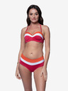 DORINA Оранжево и розово раирано долнище на бикини за жени DORINA Lawaki