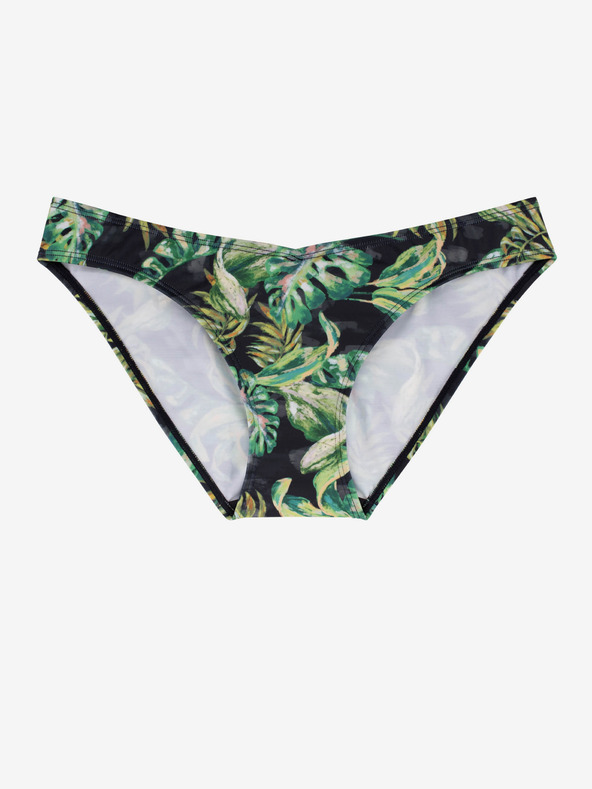 DORINA Черно-зелено шарено дамско долнище на бикини DORINA Kano