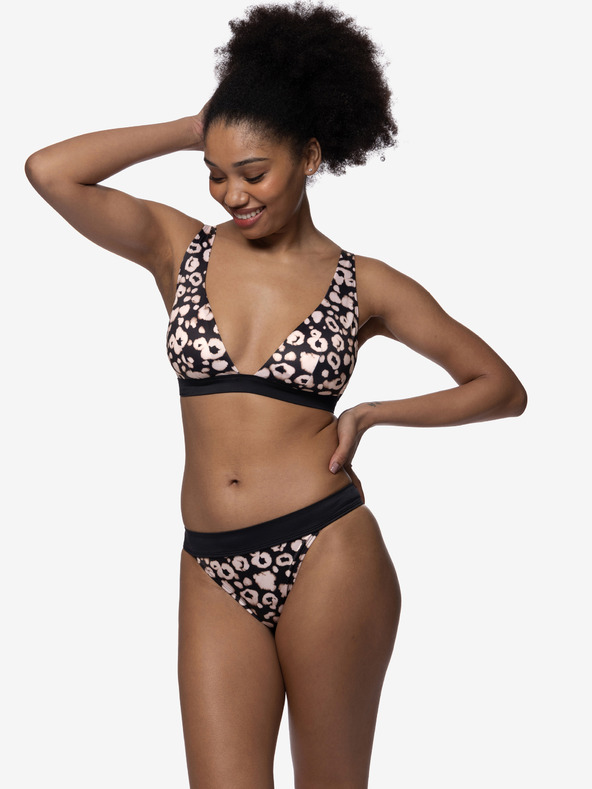 DORINA Розово-черен дамски бикини с шарка DORINA Лагос