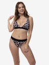 DORINA Розово-черен дамски бикини с шарка DORINA Лагос
