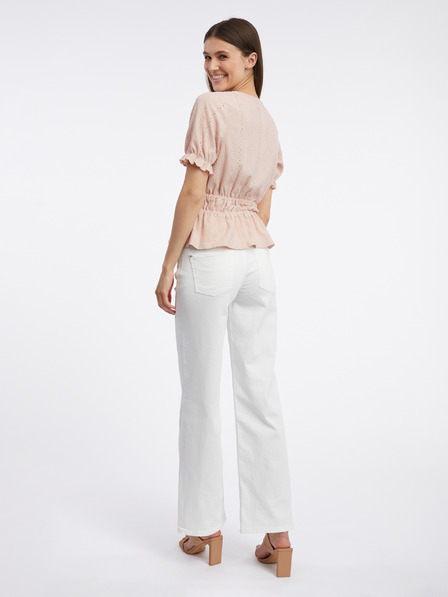 Orsay Светлорозова дамска блуза с десен ORSAY