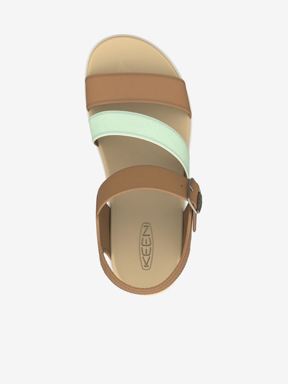 Keen Кафяви дамски сандали Keen от естествена кожа