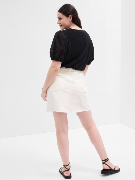 GAP Тениска с дантелени ръкави GAP