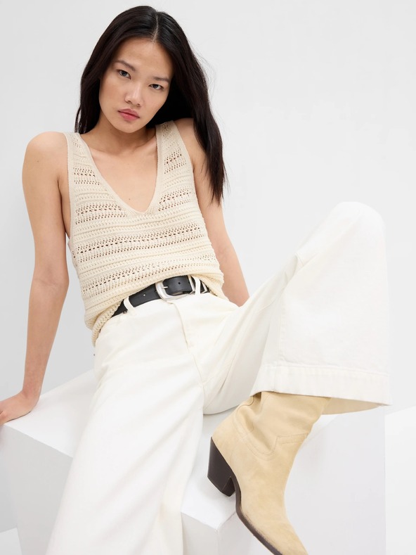 GAP Плетен потник топ GAP