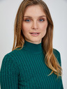 Orsay Зелен рипсен пуловер ORSAY