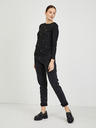 Orsay Черен дамски рипсен пуловер ORSAY