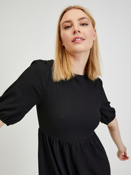 Orsay Черна дамска basic рокля ORSAY