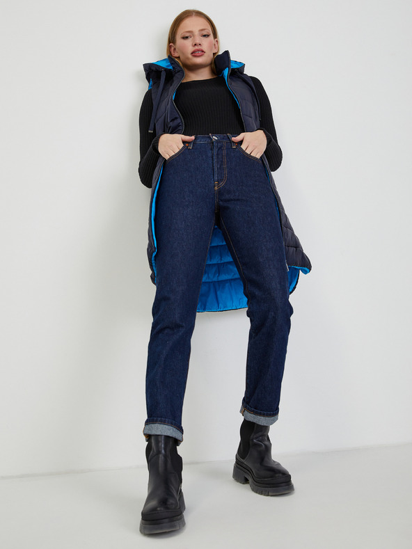 Orsay Тъмносин дамски ватиран елек ORSAY