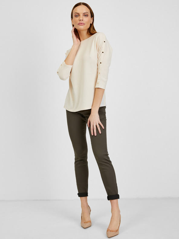 Orsay Кремава дамска тениска ORSAY