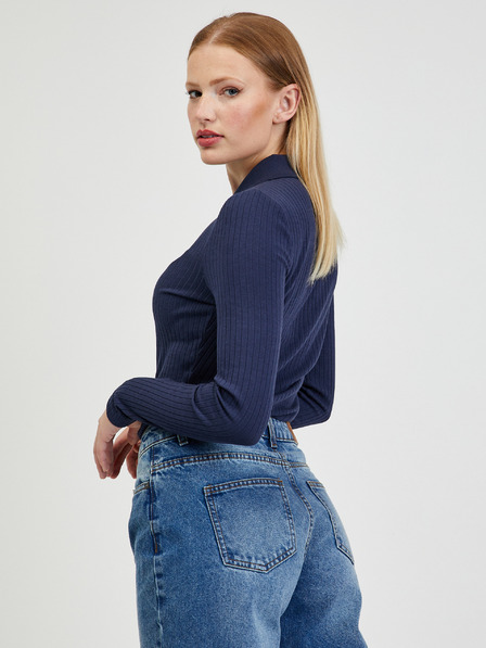 Orsay Тъмносиня дамска тениска ORSAY