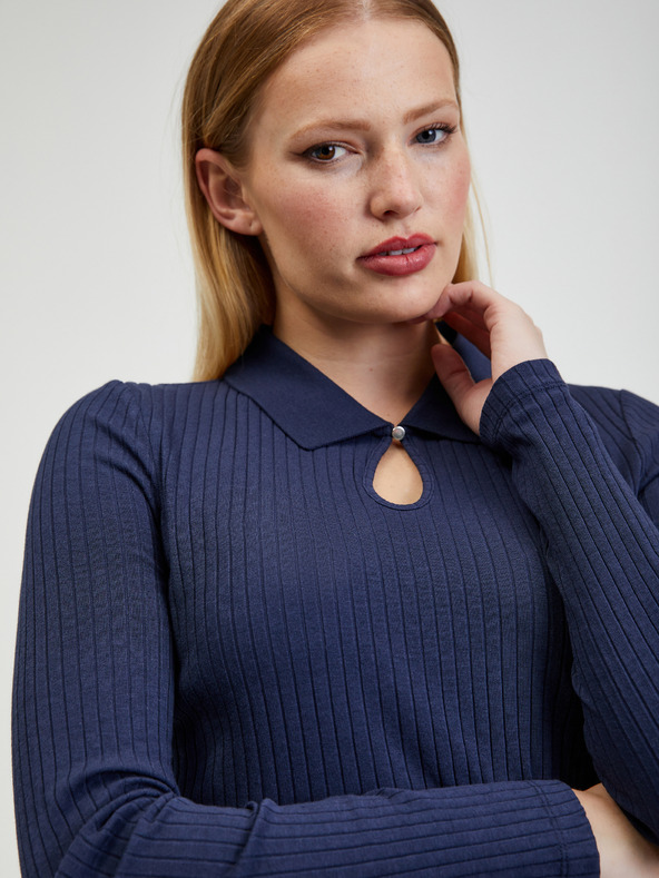 Orsay Тъмносиня дамска тениска ORSAY